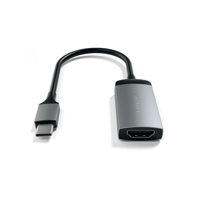 Satechi Aluminium Adapter - aluminiowy adapter do urządzeń mobilnych USB-C/ 4K HDMI (space gray)