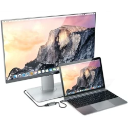 Satechi aluminiowy adapter, przejściówka USB-C / 4K HDMI 60Hz (space gray)