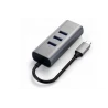 Satechi Aluminium Hub 2in1 USB-C (3x USB-A, Ethernet) (space gray)