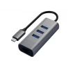 Satechi Aluminium Hub 2in1 USB-C (3x USB-A, Ethernet) (space gray)