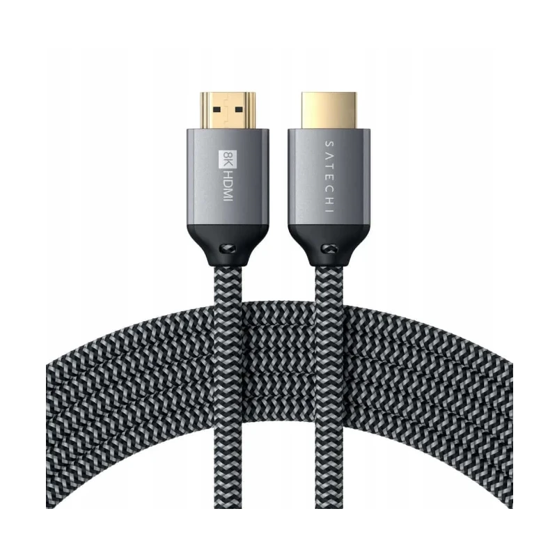 Satechi - kabel HDMI 2.1 8K-60Hz lub 4K-120Hz/100Hz, 2 m (space gray)