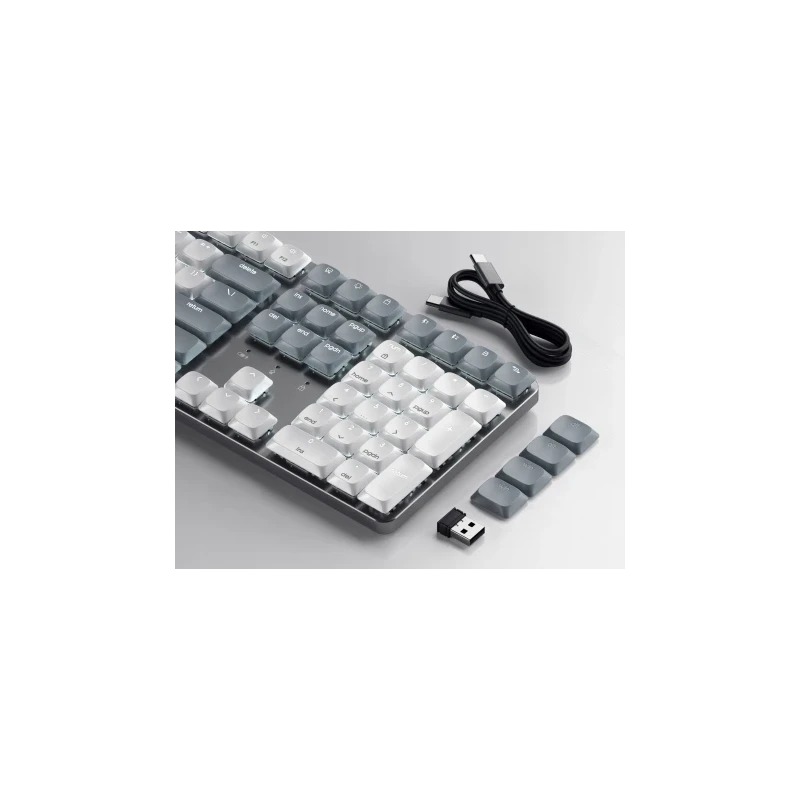 Satechi SM3 Slim Mechanical Backlit Bluetooth Keyboard - bezprzewodowa klawiatura mechaniczna z układem numerycznym (light)