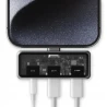 Satechi mobilny adapter USB-C 100W PD 1x USB-C, DP 1.4 4K@60Hz, Audio jack