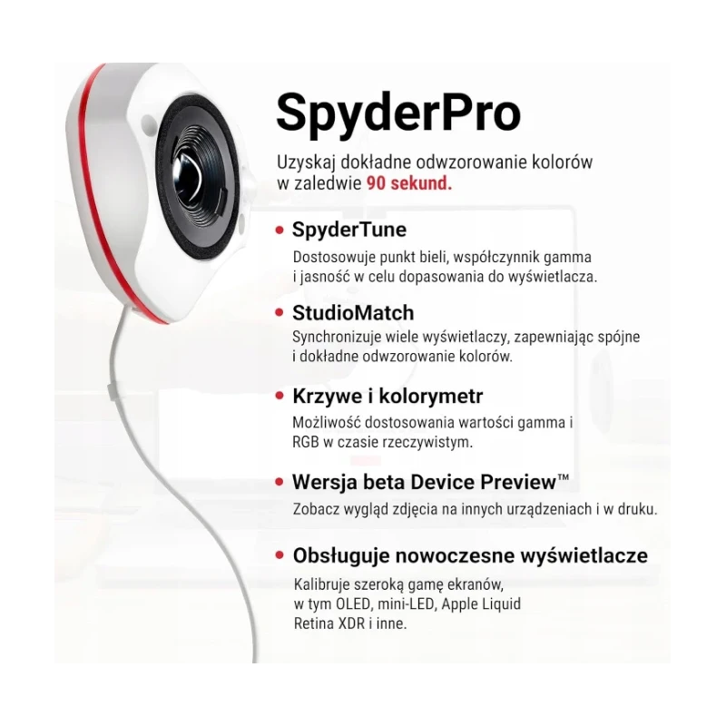 Datacolor Spyder Photo/Video Studio - profesjonalny zestaw do kalibracji monitorów i aparatów