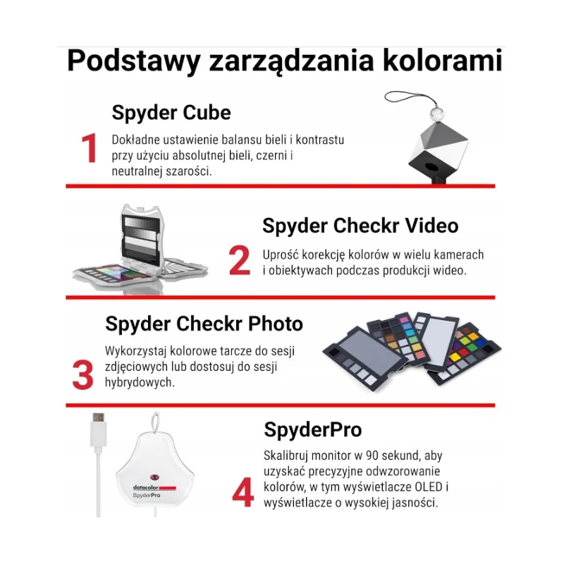 Datacolor Spyder Photo/Video Studio - profesjonalny zestaw do kalibracji monitorów i aparatów