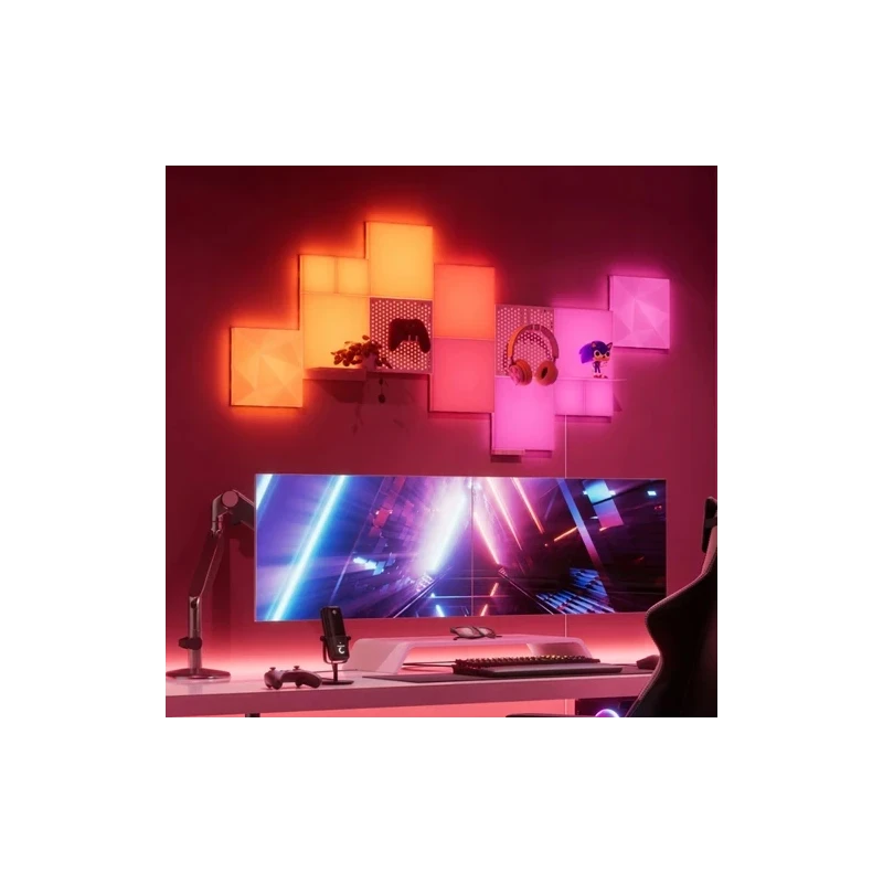 Nanoleaf Blocks Combo XL Starter Kit - panele świetlne (10 sztuk, 1 kontroler)