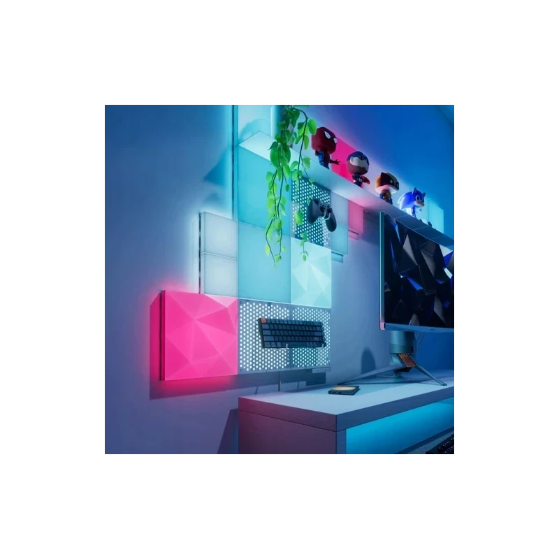 Nanoleaf Blocks Combo XL Starter Kit - panele świetlne (10 sztuk, 1 kontroler)