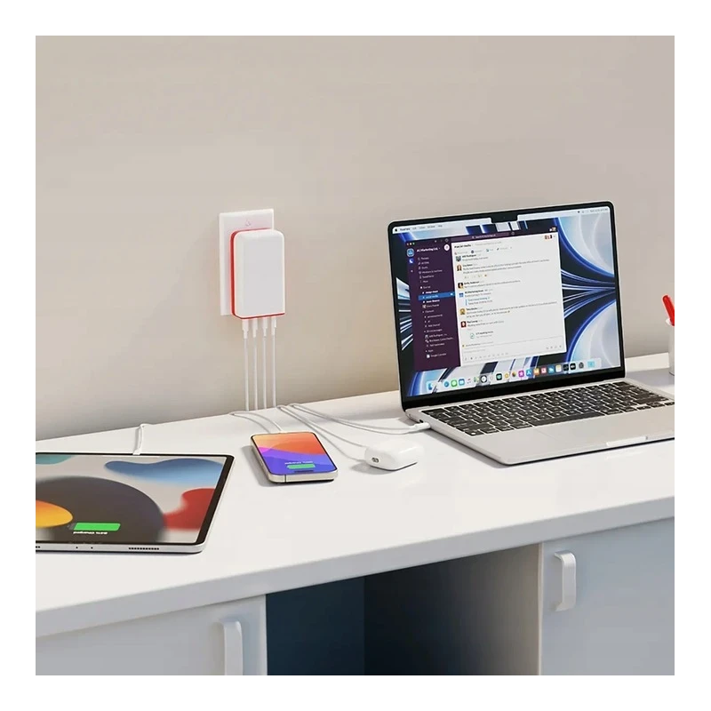 Twelve South PlugBug 120 - ładowarka sieciowa 120W PD, 4x USB-C kompatybilna z Apple Find My (wtyczki EU i UK w zestawie)