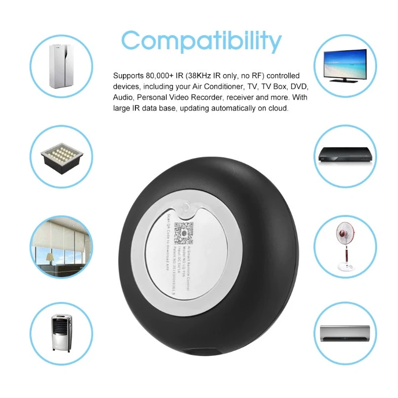 Pilot Uniwersalny IR WiFi Moes UFO-R6 Tuya