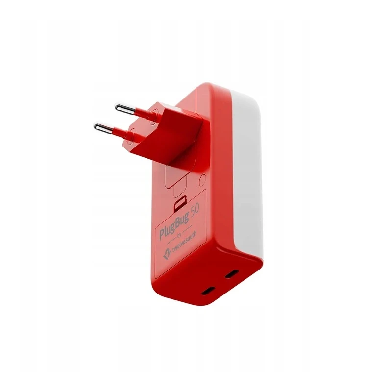 Twelve South PlugBug 50 ładowarka sieciowa 50W PD, 2x USB-C, Apple Find My