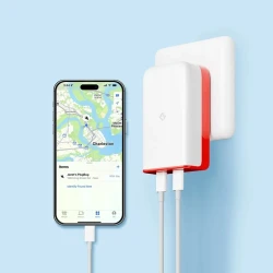 Twelve South PlugBug 50 ładowarka sieciowa 50W PD, 2x USB-C, Apple Find My