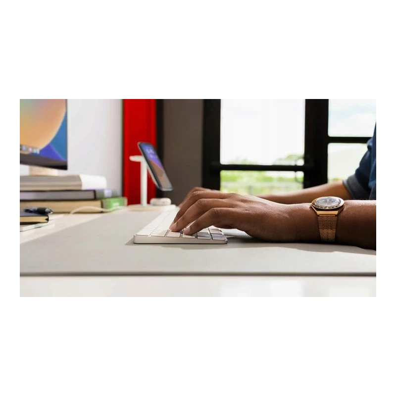 Twelve South DeskPad duża podkładka na biurko ze skóry wegańskiej szara 75 x 40cm