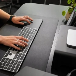 Twelve South DeskPad duża podkładka na biurko ze skóry wegańskiej czarna 75 x 40cm