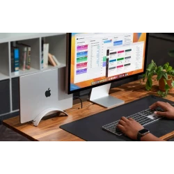 Twelve South DeskPad duża podkładka na biurko ze skóry wegańskiej czarna 75 x 40cm