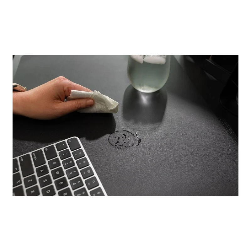 Twelve South DeskPad duża podkładka na biurko ze skóry wegańskiej czarna 75 x 40cm