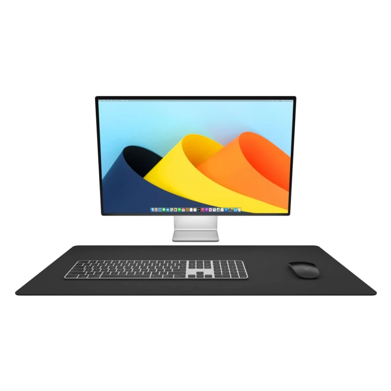 Twelve South DeskPad duża podkładka na biurko ze skóry wegańskiej czarna 75 x 40cm