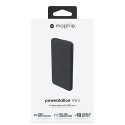 Mophie Powerstation 5K (2019) - powerbank 5000mAh (port USB-C, USB-A) black
