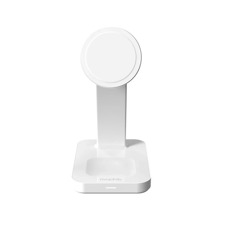Mophie Snap+ 3-in-1 Qi2 wireless charge stand - stojąca ładowarka bezprzewodowa do trzech urządzeń kompatybilna z MagSafe i Qi2