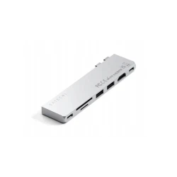 Satechi aluminiowy hub USB-C do MacBook USB 4, USB-C HDMI USB-A, SD/microSD