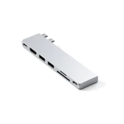 Satechi aluminiowy hub USB-C do MacBook USB 4, USB-C HDMI USB-A, SD/microSD
