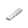 Satechi aluminiowy hub USB-C do MacBook USB 4, USB-C HDMI USB-A, SD/microSD