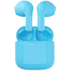 Happy Plugs Joy stylowe bezprzewodowe słuchawki douszne etui ładujące blue