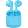 Happy Plugs Joy stylowe bezprzewodowe słuchawki douszne etui ładujące blue