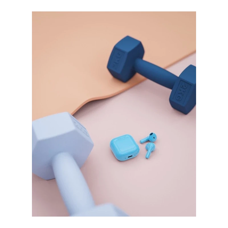 Happy Plugs Joy - bezprzewodowe słuchawki douszne (blue)