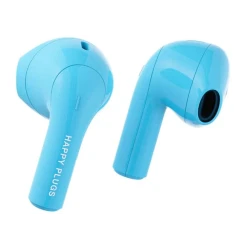 Happy Plugs Joy stylowe bezprzewodowe słuchawki douszne etui ładujące blue