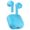 Happy Plugs Joy stylowe bezprzewodowe słuchawki douszne etui ładujące blue
