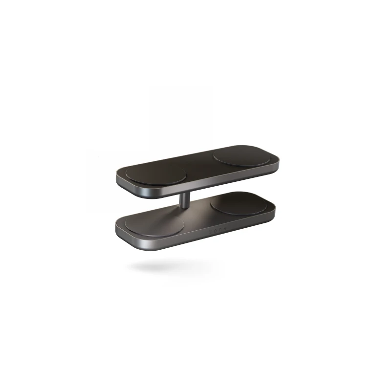 ZENS Quattro Wireless Charger Pro 4 - ładowarka bezprzewodowa Qi2 do czterech urządzeń (4x15W) kompatybilna z MagSafe (black)