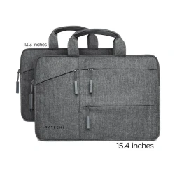Satechi wytrzymała nylonowa, wodoodporna torba na laptopa 15" szara