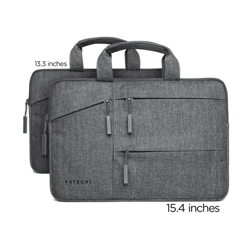 Satechi wytrzymała nylonowa, wodoodporna torba na laptopa 15" szara