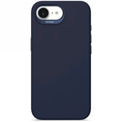 Decoded Silicone Backcover - silikonowa obudowa ochronna do iPhone 16e kompatybilna z MagSafe (navy)