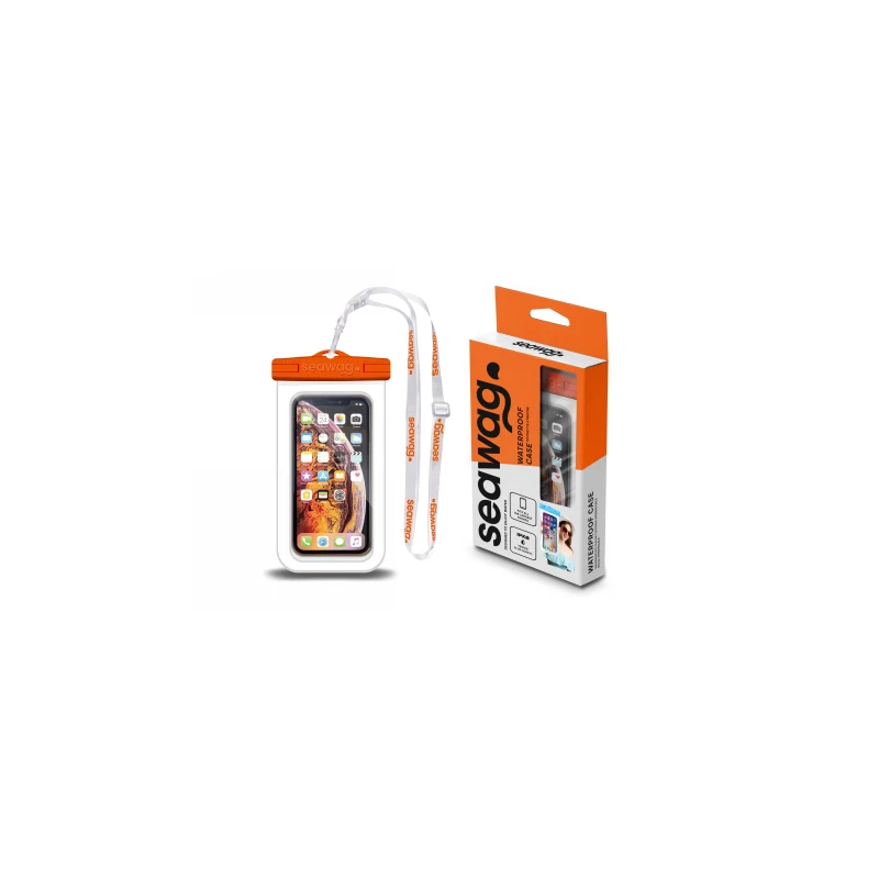 Seawag Element Proof Case - wodoodporne etui do telefonu (white/orange)