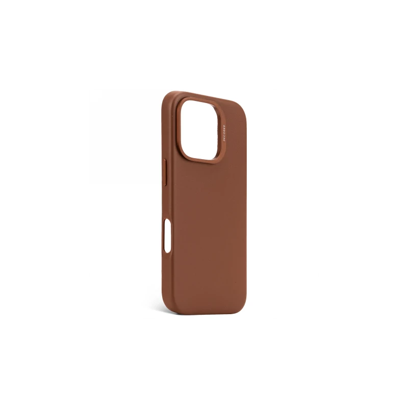 Decoded Leather Backcover - skórzana obudowa ochronna do iPhone 16 Pro kompatybilna z MagSafe (tan)