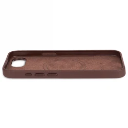 Decoded Leather Backcover - skórzana obudowa ochronna do iPhone 16e kompatybilna z MagSafe (chocolate brown)