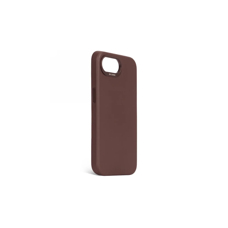 Decoded Leather Backcover - skórzana obudowa ochronna do iPhone 16e kompatybilna z MagSafe (chocolate brown)