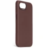 Decoded Leather Backcover - skórzana obudowa ochronna do iPhone 16e kompatybilna z MagSafe (chocolate brown)