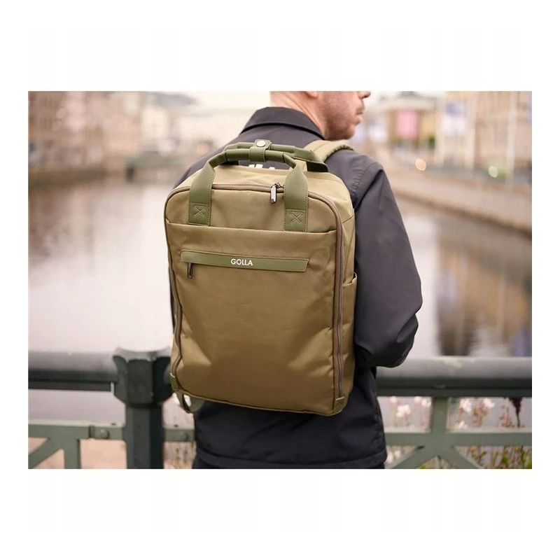 Golla Backpack Orion - plecak z kieszenią na MacBook 16" (green)