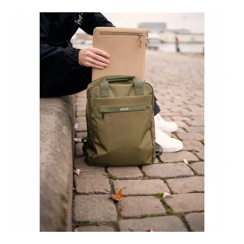 Golla Backpack Orion - plecak z kieszenią na MacBook 16" (green)