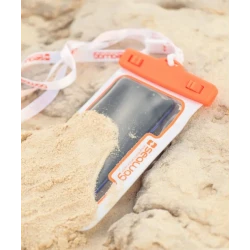 Seawag Proof Case wodoodporne etui do telefonu IPX8 + smycz (white/orange)
