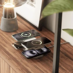 ZENS Quattro Charger Pro 4 ładowarka bezprzewodowa Qi2 4x15W MagSafe white