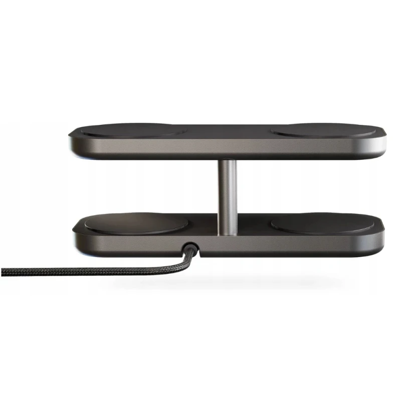ZENS Quattro Wireless Charger Pro 4 - ładowarka bezprzewodowa Qi2 do czterech urządzeń (4x15W) kompatybilna z MagSafe (black)