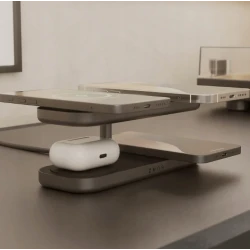 ZENS Quattro Charger Pro 4 ładowarka bezprzewodowa Qi2 4x15W MagSafe black