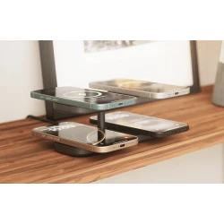 ZENS Quattro Charger Pro 4 ładowarka bezprzewodowa Qi2 4x15W MagSafe black