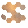 Nanoleaf Elements Hexagons zestaw 13 paneli świetlnych LED wygląd drewna