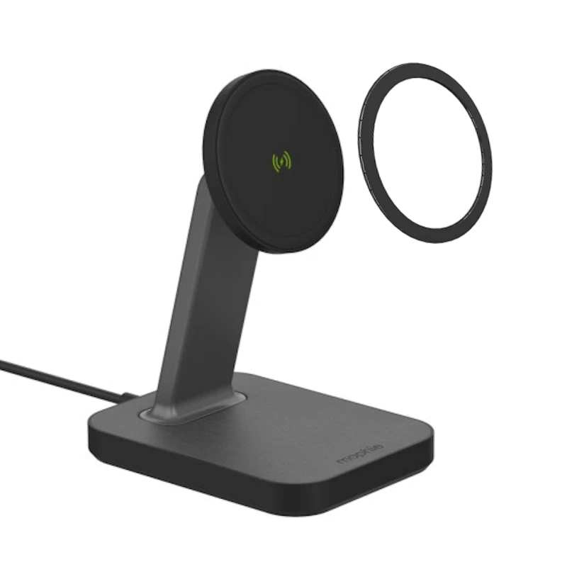 Mophie Snap+ charging stand - stojąca ładowarka bezprzewodowa MagSafe 15W (black)