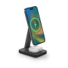 Mophie Snap+ charging stand pad - stojąca ładowarka bezprzewodowa 2w1 MagSafe 15W (black)