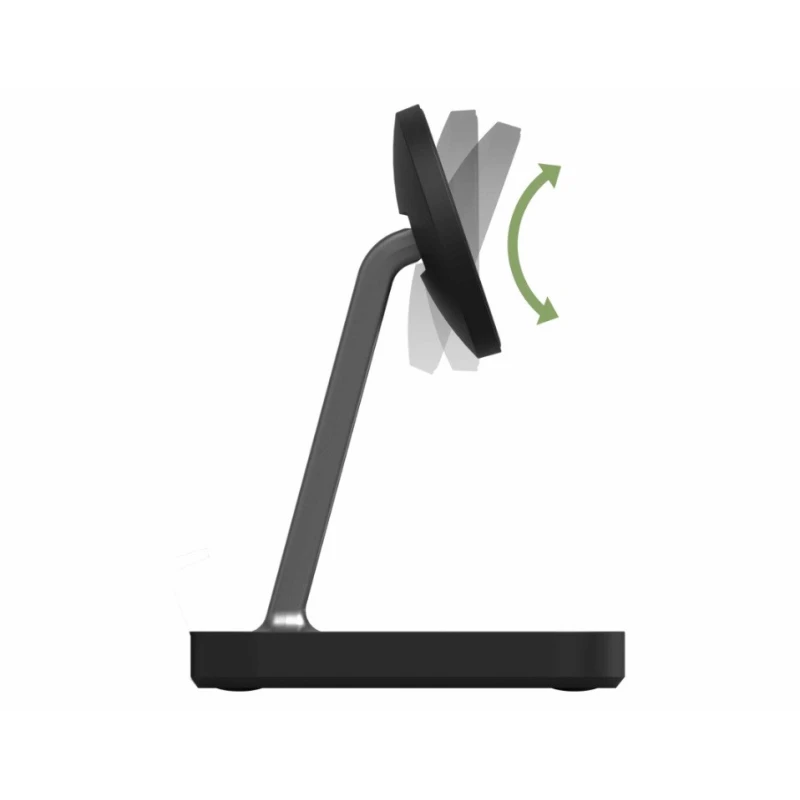 Mophie Snap+ charging stand pad - stojąca ładowarka bezprzewodowa 2w1 MagSafe 15W (black)